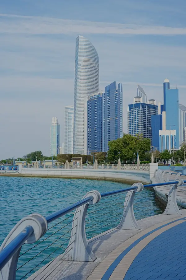 Corniche promenade railing