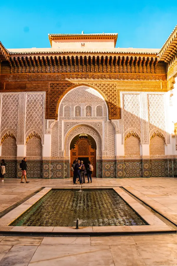 Ben youssef madrasa courtyard