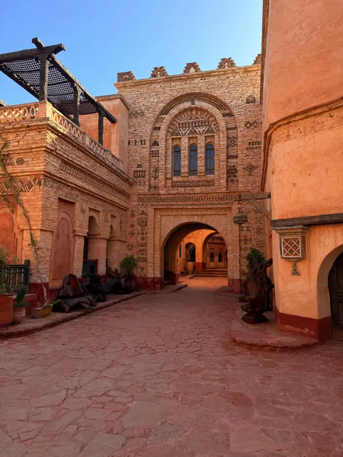 Kasbah courtyard archway