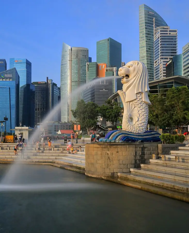 Merlion park daytime