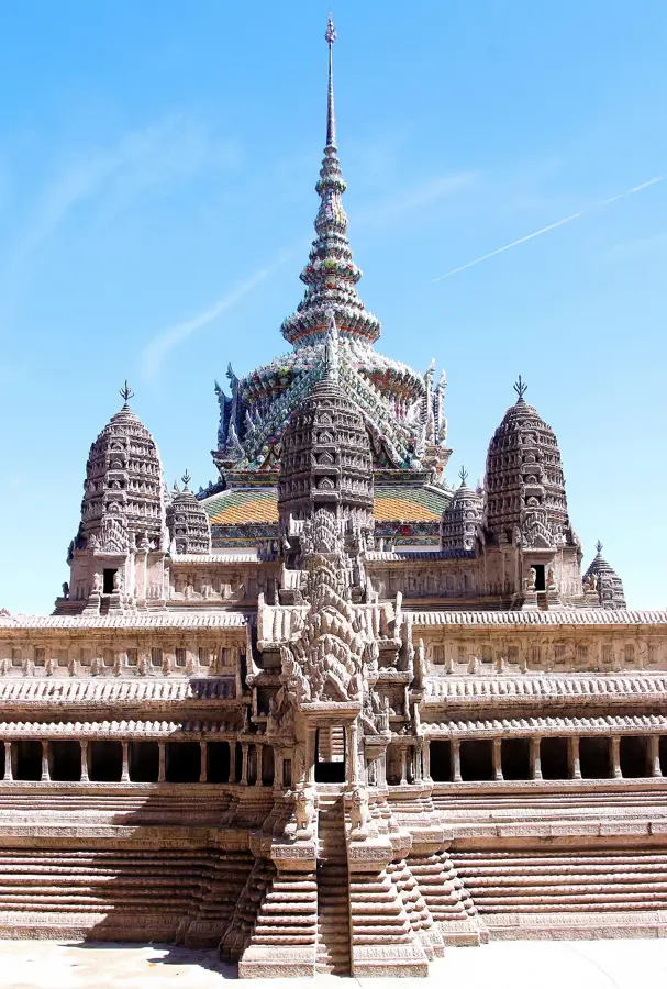 Bangkok grand palace angkor wat model